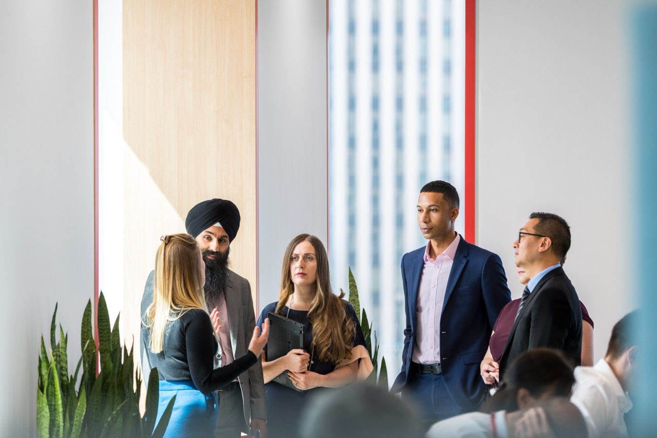 employés heureux de la hsbc